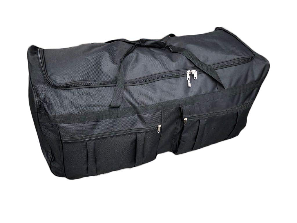 Gothamite 42-Inch Rolling Duffel Bag with Wheels – XL, Black