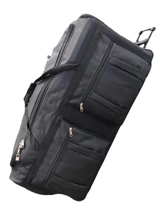 Gothamite 42-Inch Rolling Duffel Bag with Wheels – XL, Black