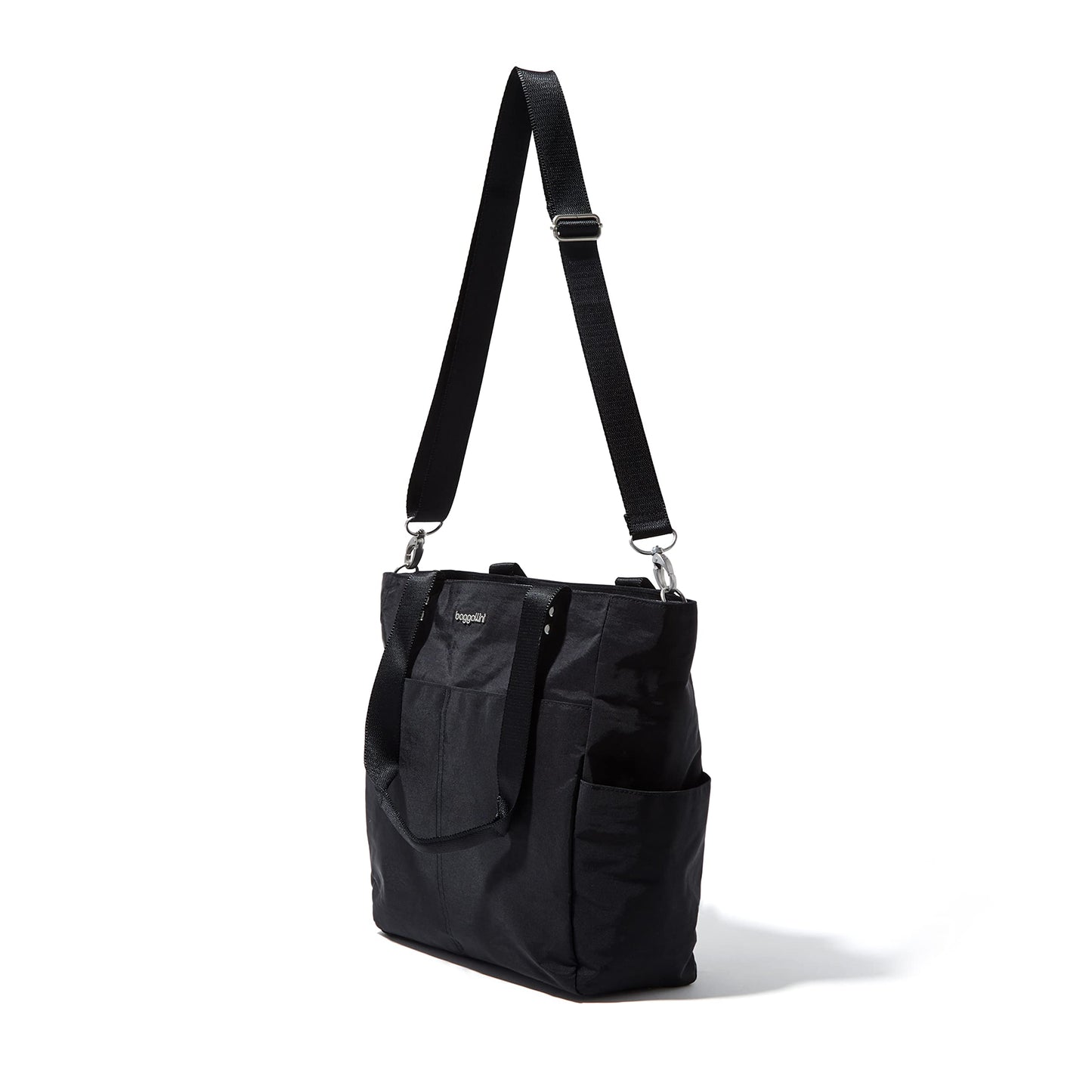 Baggallini Carryall Daily Tote | Lightweight Nylon Travel Bag
