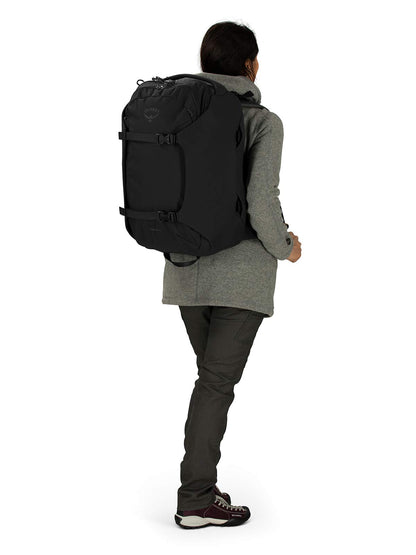 Osprey Porter 46L Travel Backpack – Carry-On Compatible, Black
