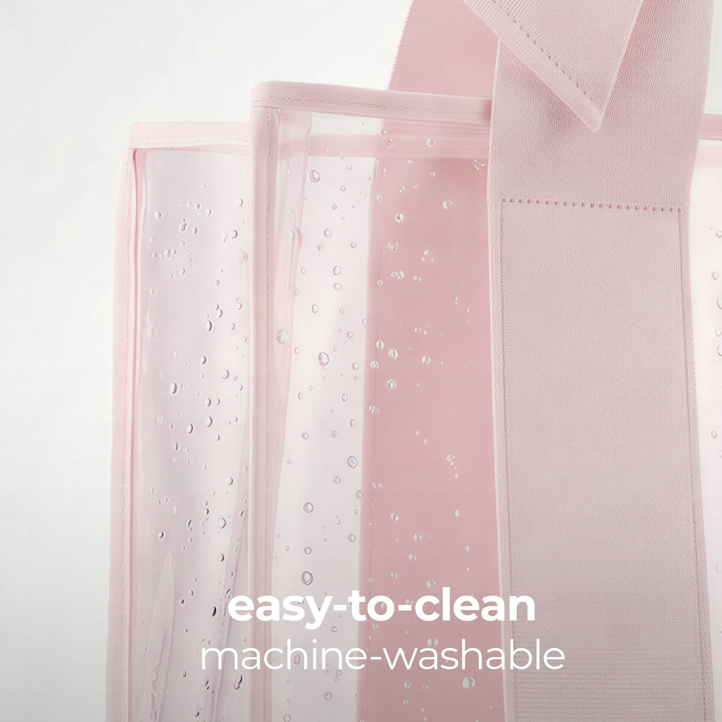 Case-Mate Pink Bow Jelly Tote | Waterproof Foldable Women's Bag