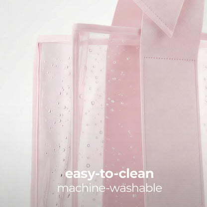 Case-Mate Pink Bow Jelly Tote | Waterproof Foldable Women's Bag