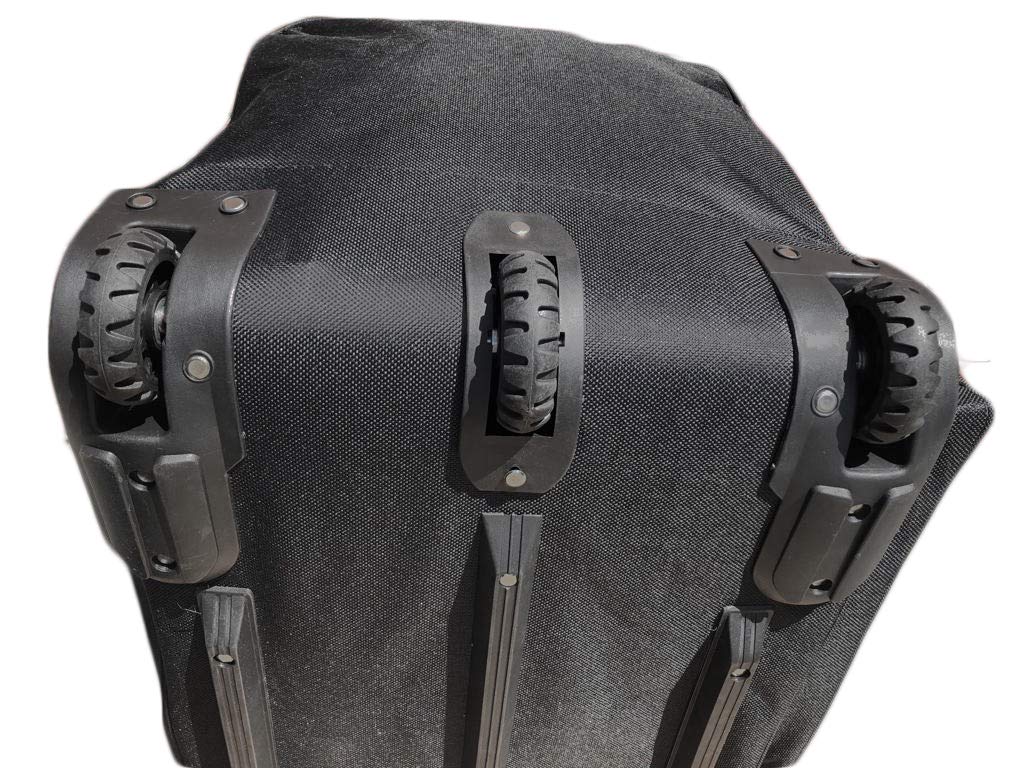 Gothamite 42-Inch Rolling Duffel Bag with Wheels – XL, Black