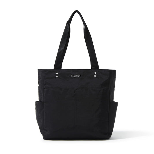 Baggallini Carryall Daily Tote | Lightweight Nylon Travel Bag