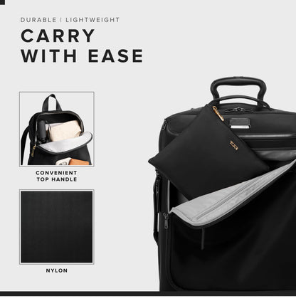TUMI Just In Case Foldable Packable Backpack – Black/Gold