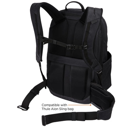 Thule Aion 28L–32L Expandable Travel Backpack – Black