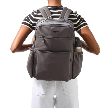 Baggallini Tribeca Expandable Laptop Backpack | RFID Travel Bag