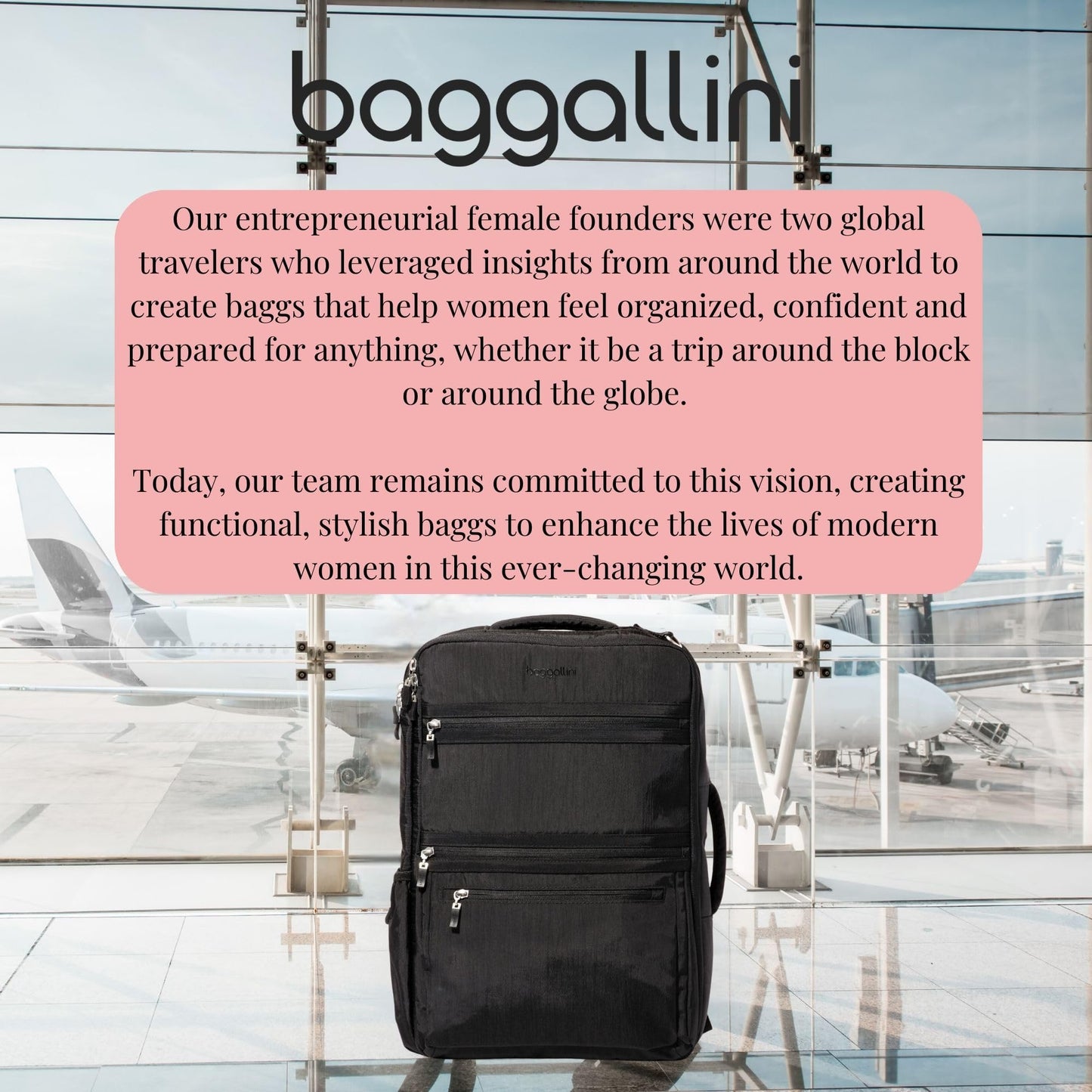 Baggallini Convertible Travel Backpack Duffel | Carry-On 30L