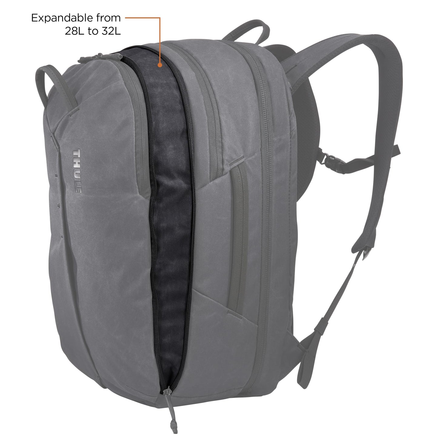 Thule Aion 28L–32L Expandable Travel Backpack – Black