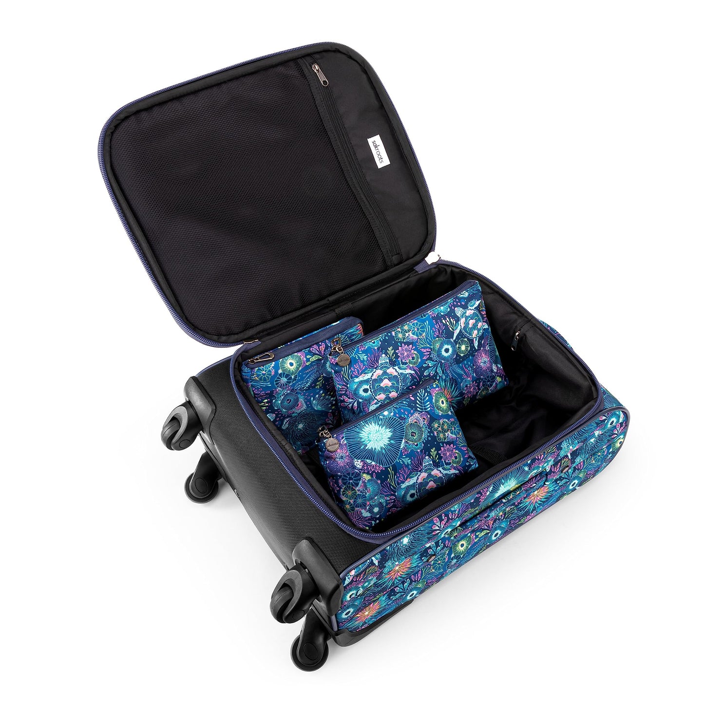 Sakroots 4-Piece Travel Bundle Set – Royal Blue Seascape